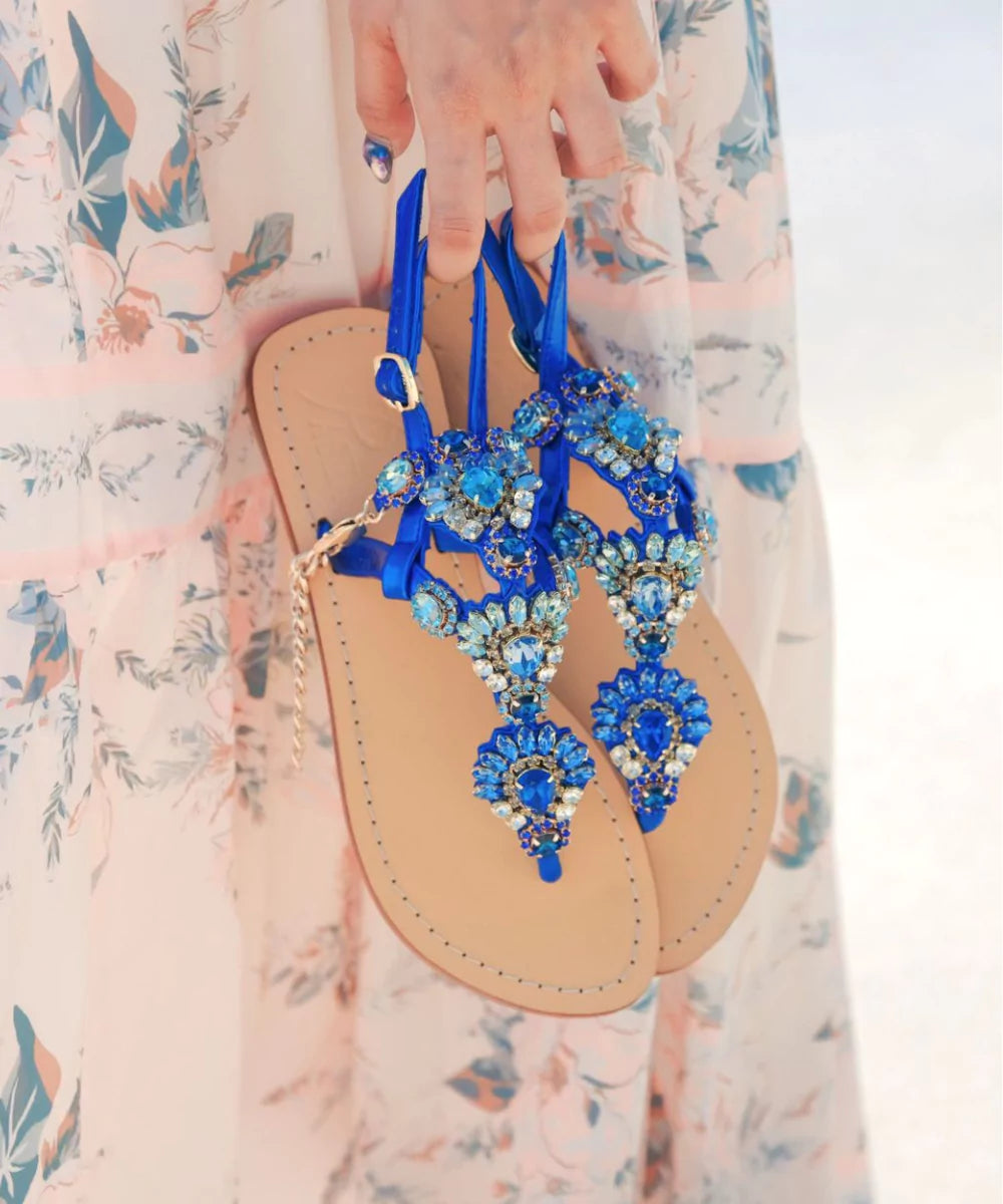 Dazzle Your Feet: Discover the Craftsmanship Behind Pasha Sandals’ Rhinestone Sandals