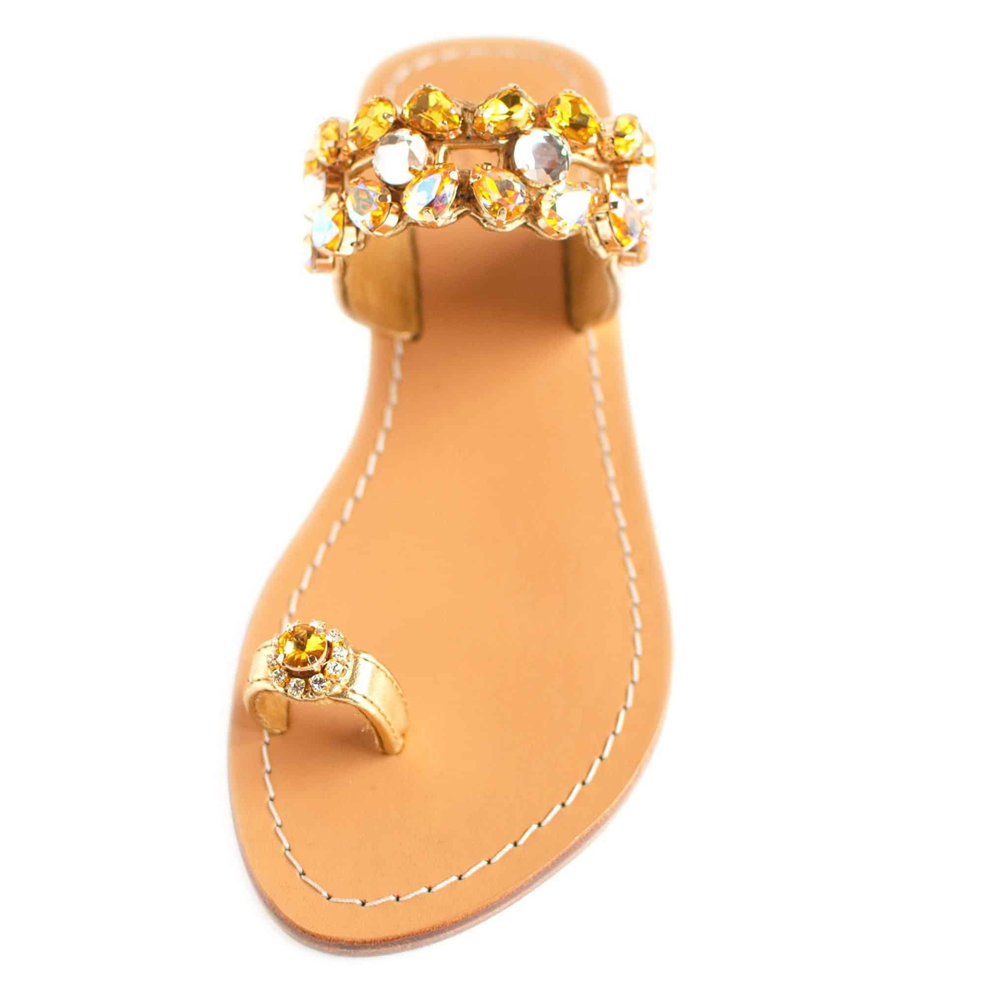 Rhinestone Flat Sandals