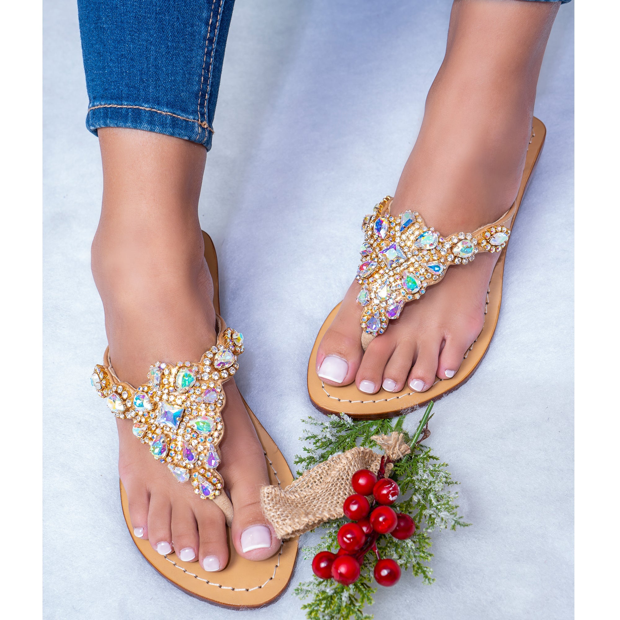 Jeweled Sandals