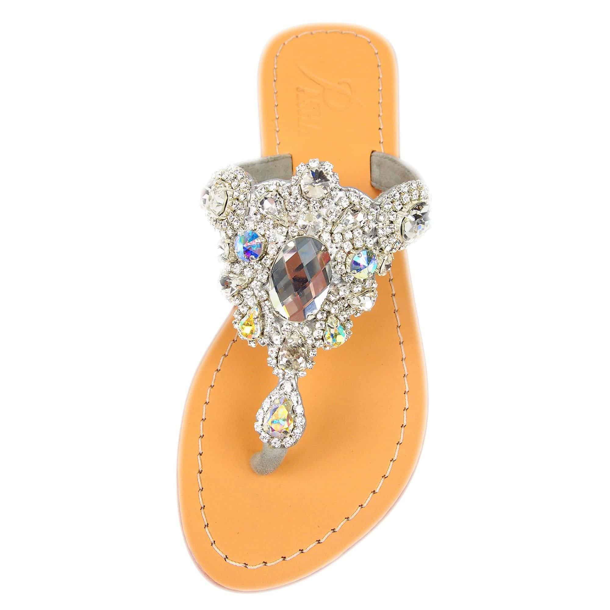 Juist Rainbow Silver Sandals