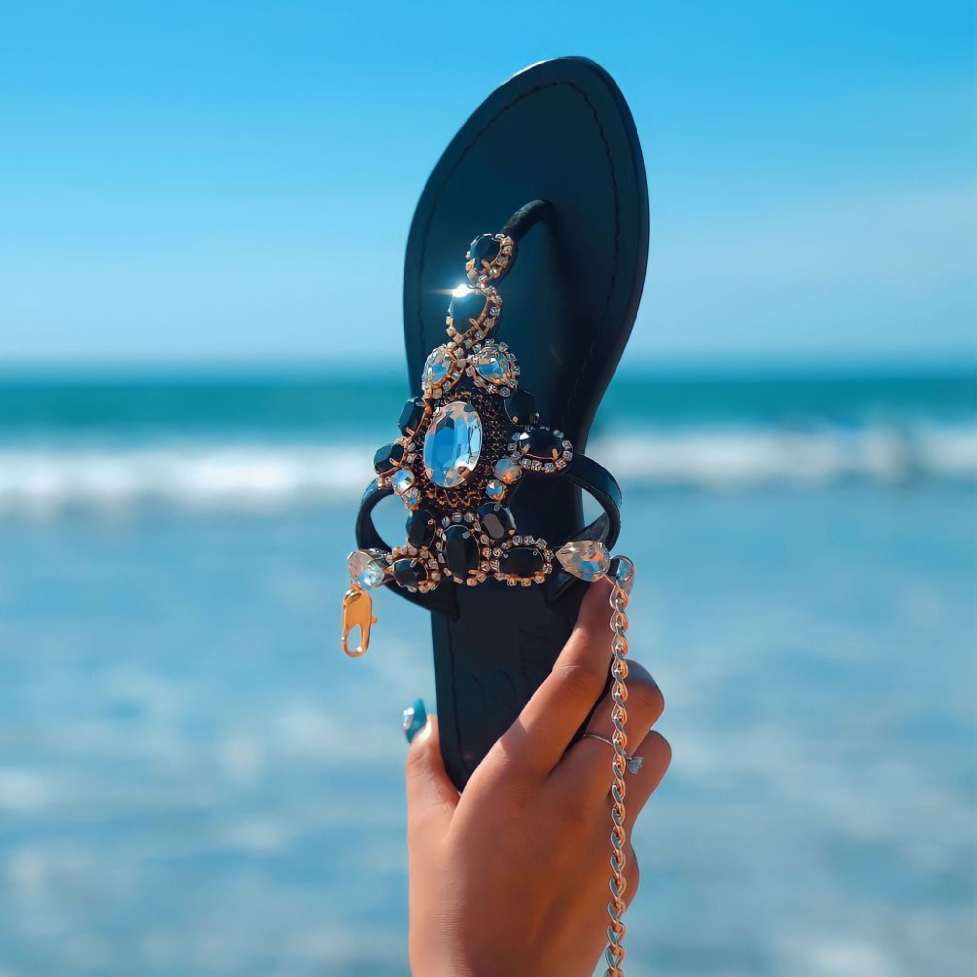 Jeweled Sandals