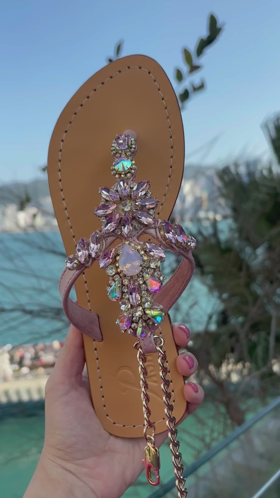 Rhinestone Sandals