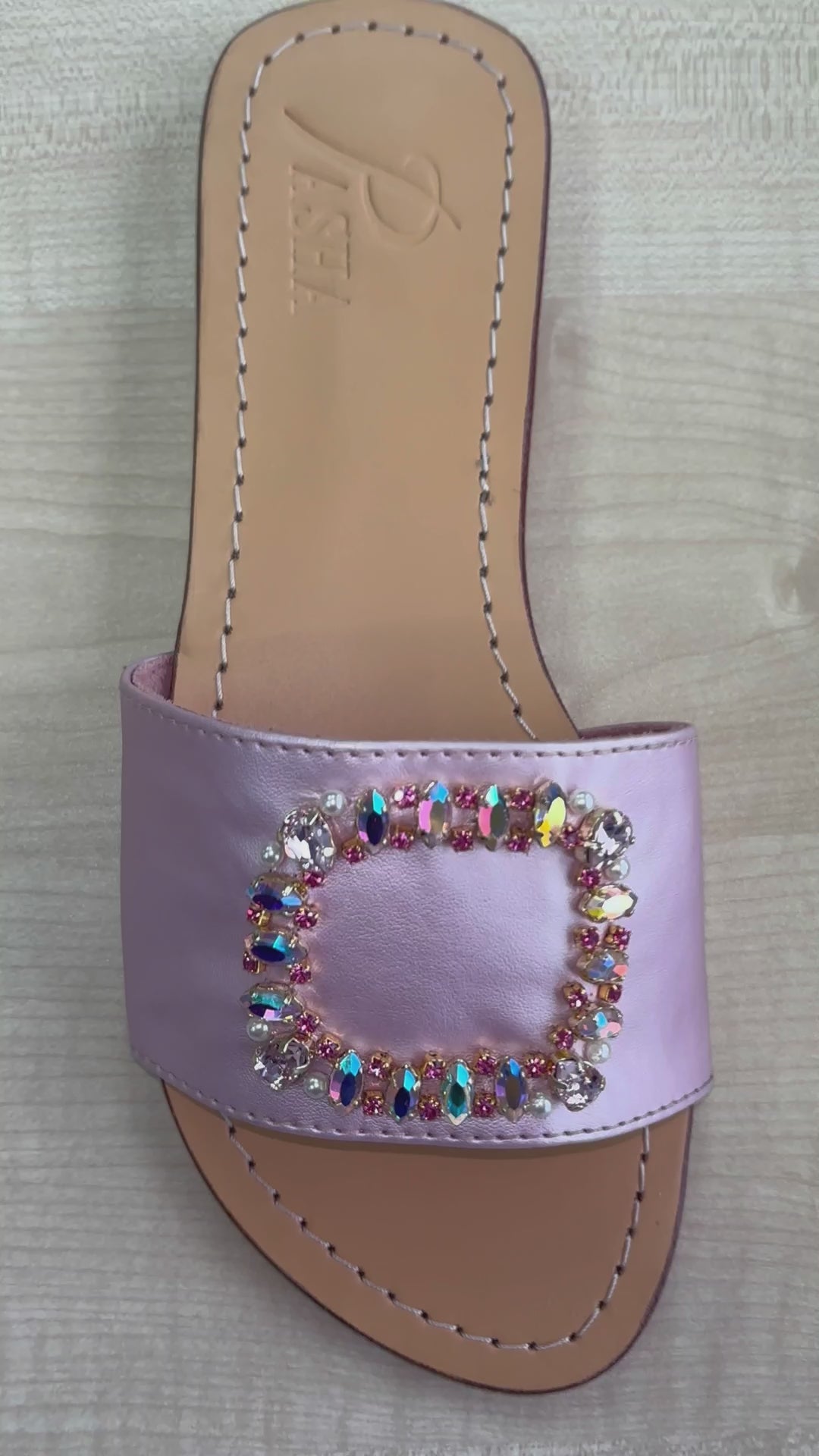 Pink Rhinestone Sandals