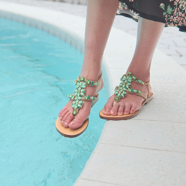 Jeweled Sandals