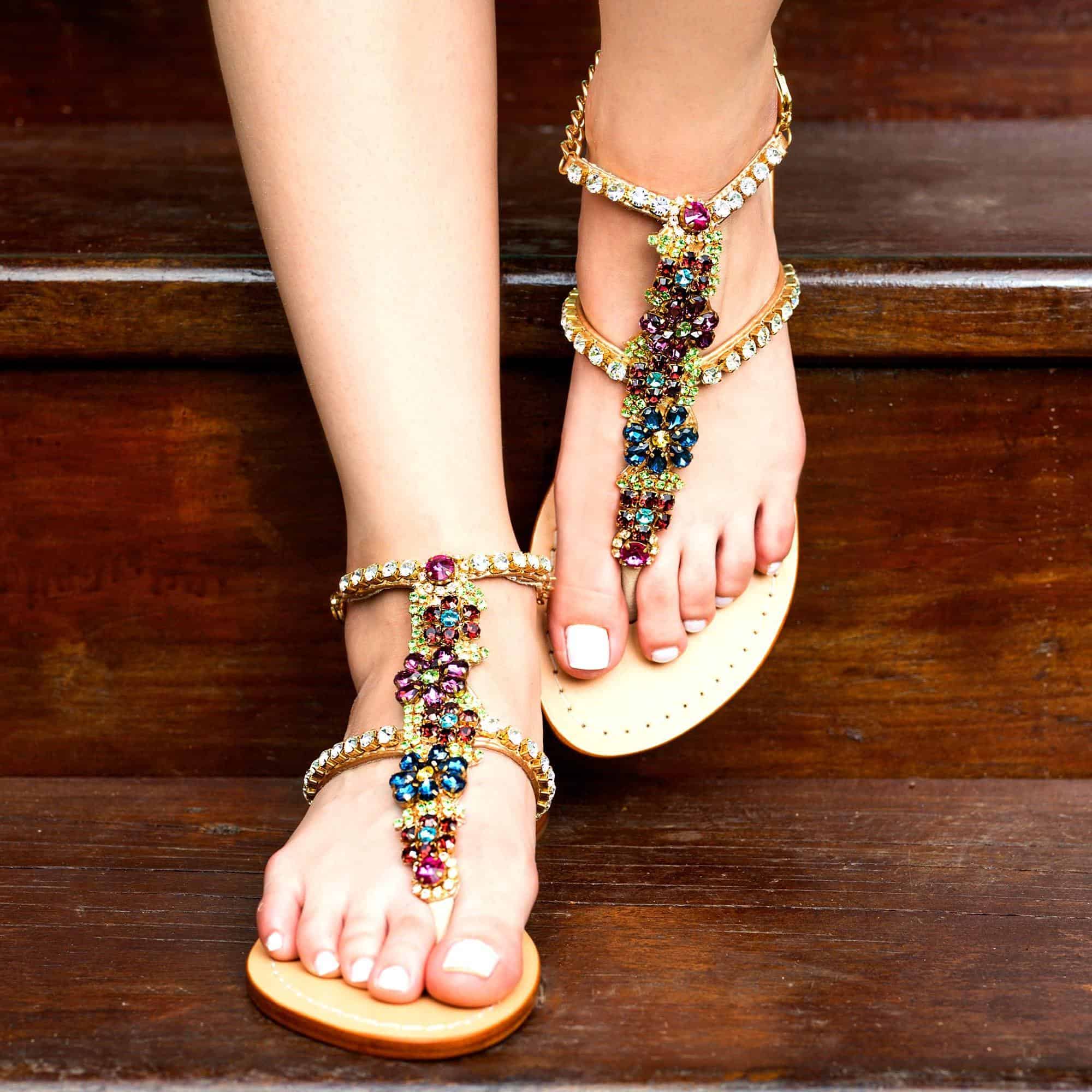 HANS - Pasha Sandals - Jewelry for your feet - 