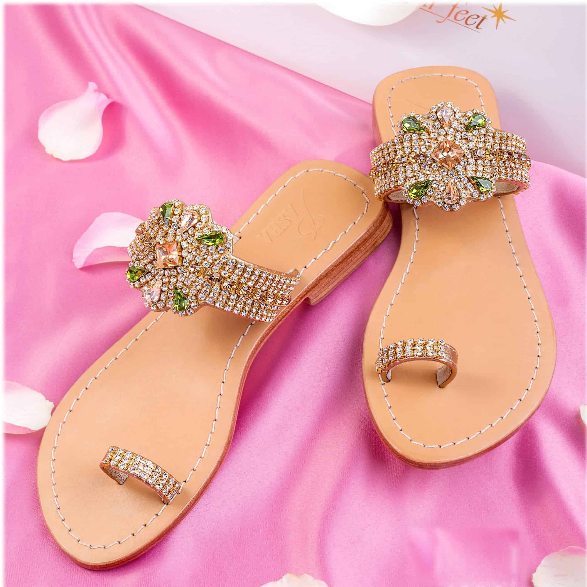 HUJA - Pasha Sandals - Jewelry for your feet - 