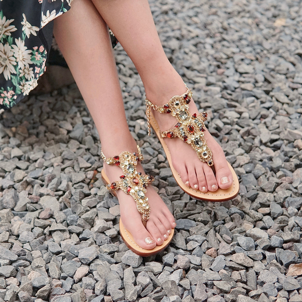 Jeweled Sandals